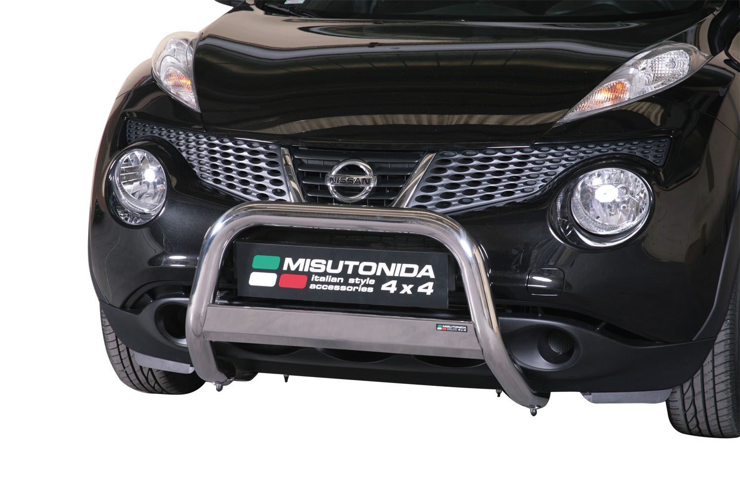 Protezione Anteriore Medium Bar Inox Ø63 Nissan Juke 2010+  Ce