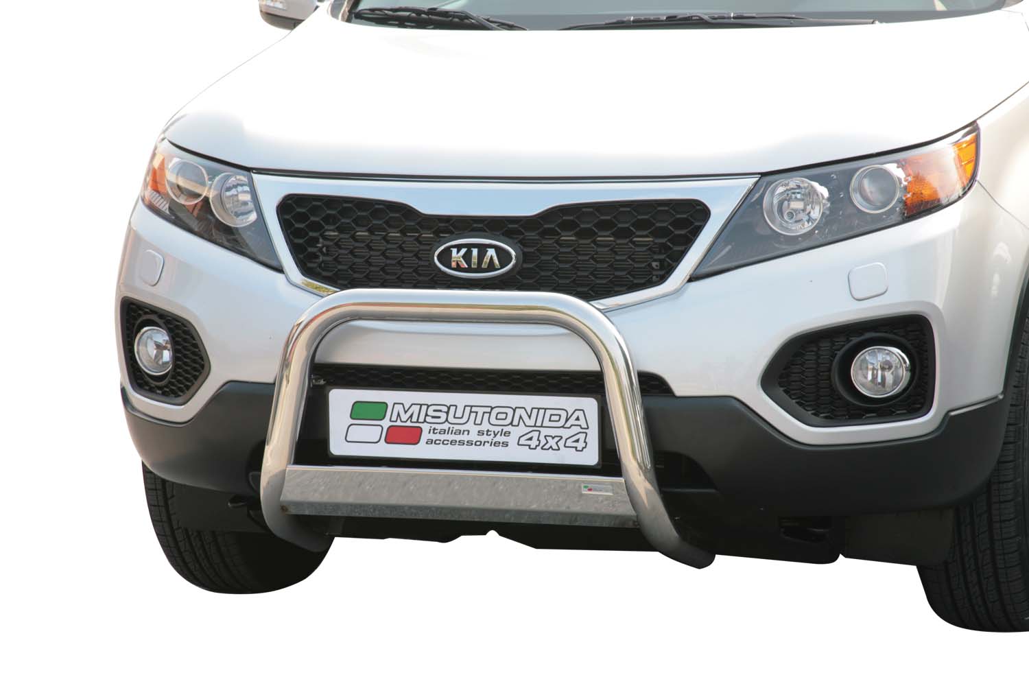 Protezione Anteriore Medium Bar Inox Ø63 Kia Sorento 2009+ Ce