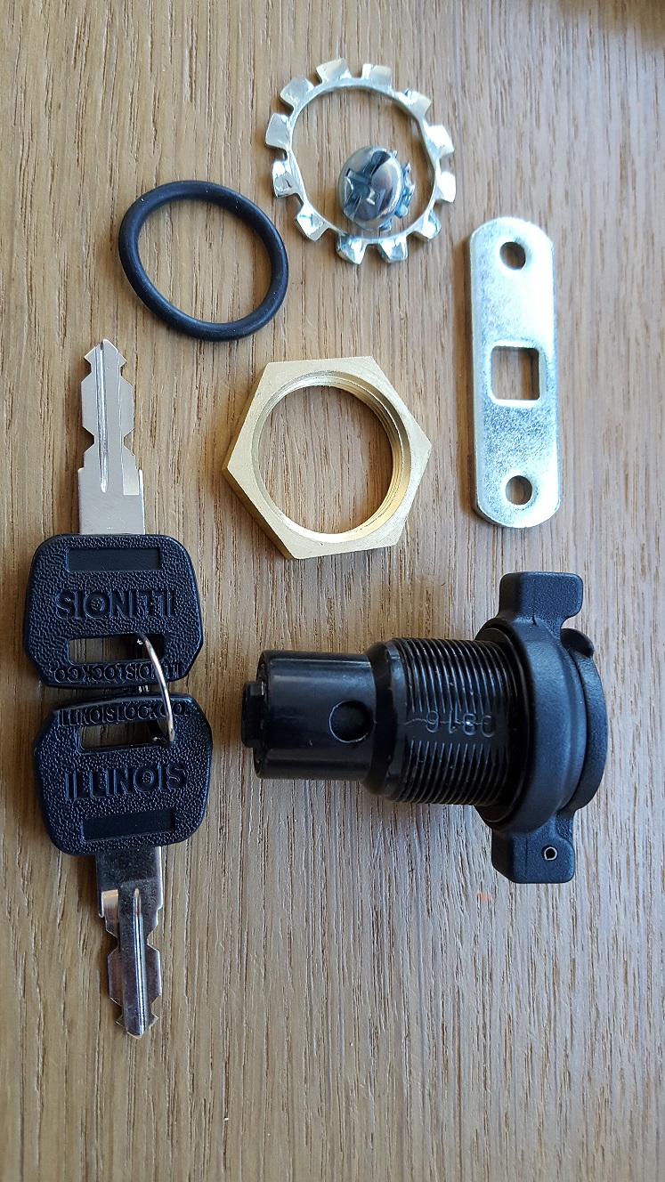 Serratura+ Set Di 2 Chiavi Coperture Benne Alluminio Upstone Evolve