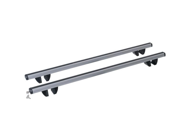 Barre Portapacchi Alluminio  Nissan Qashqai +2 2009+ (Avec Rails) (La Paire)