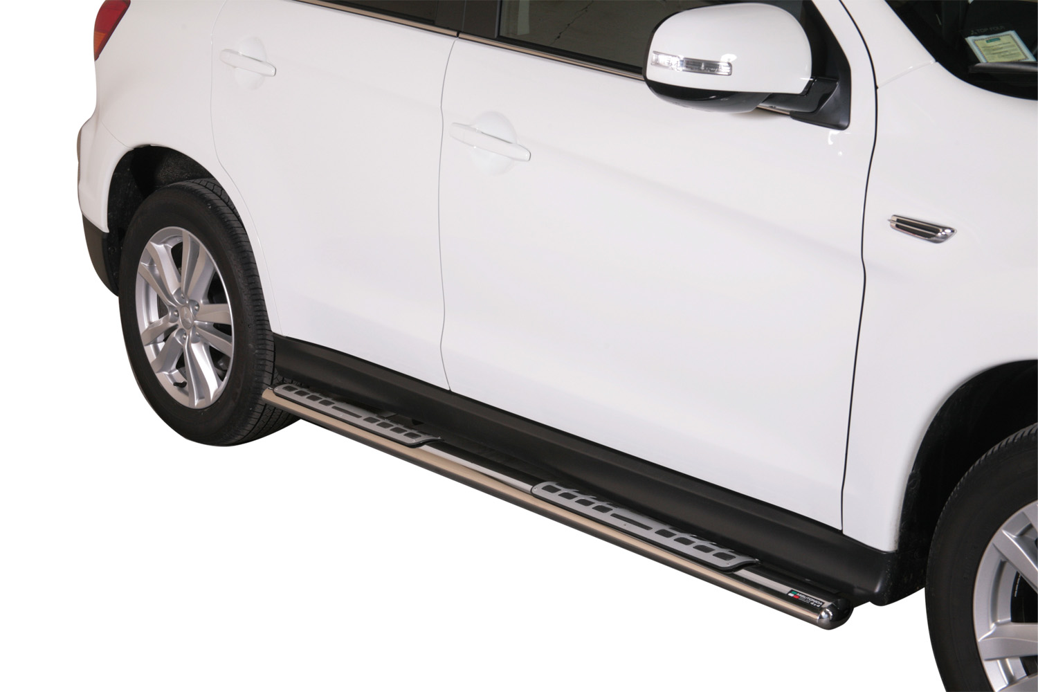 Pedane Laterali Ovali Inox Design Mitsubishi Pajero 5 Portes 2007+