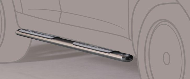 Pedane Laterali Ovali Inox Design Subaru Tribeca 2006/2007