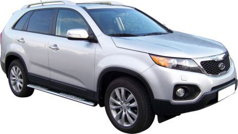 Pedane Laterali Ovali Inox Design Kia Sorento 2009+