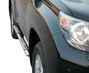 Pedane Laterali Ovali Inox Design Toyota Lc 150 5P 2009+