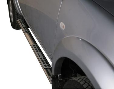 Pedane Laterali Ovali Inox Design Mitsubishi L200 Doppia Cab 2010-2014