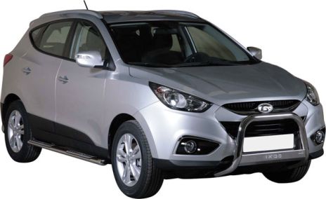 Pedane Laterali Ovali Inox Design Hyundai Lx 35 2010+