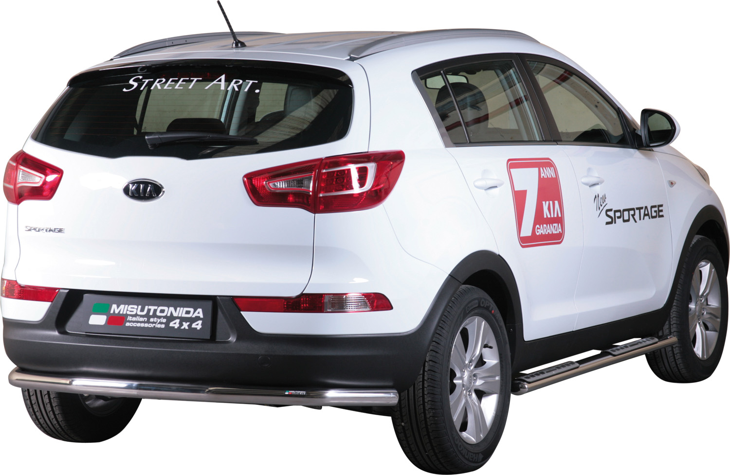 Pedane Laterali Ovali Inox Design Kia Sportage 2010+