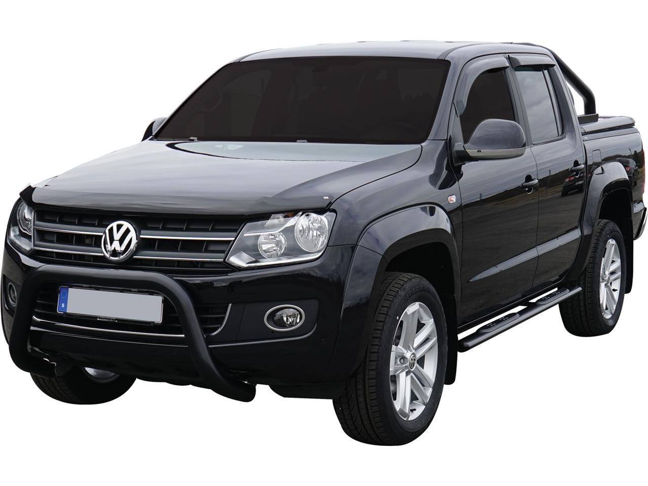 Pedane Laterali Ovali Nere Design Volkswagen Amarok 2010+