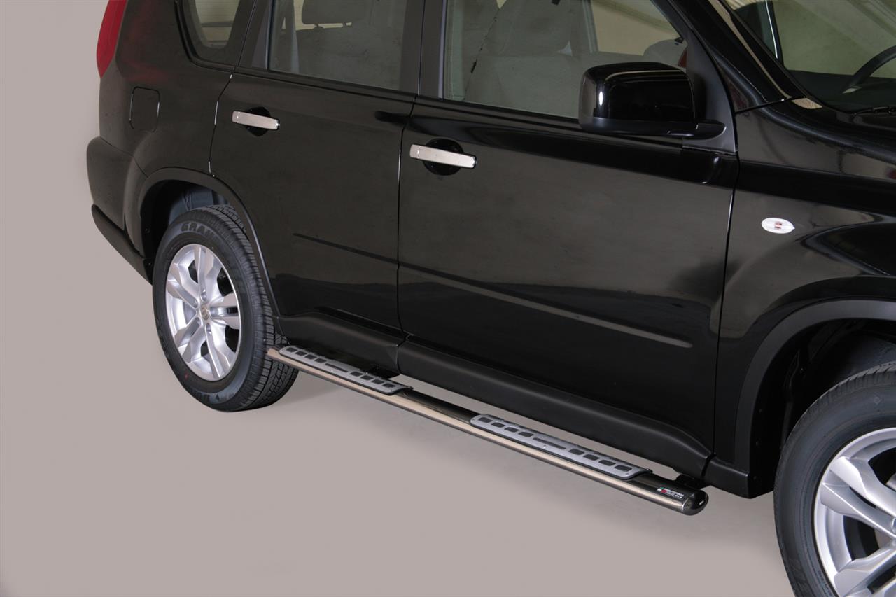 Pedane Laterali Ovali Inox Design Nissan Xtrail 2011/2014