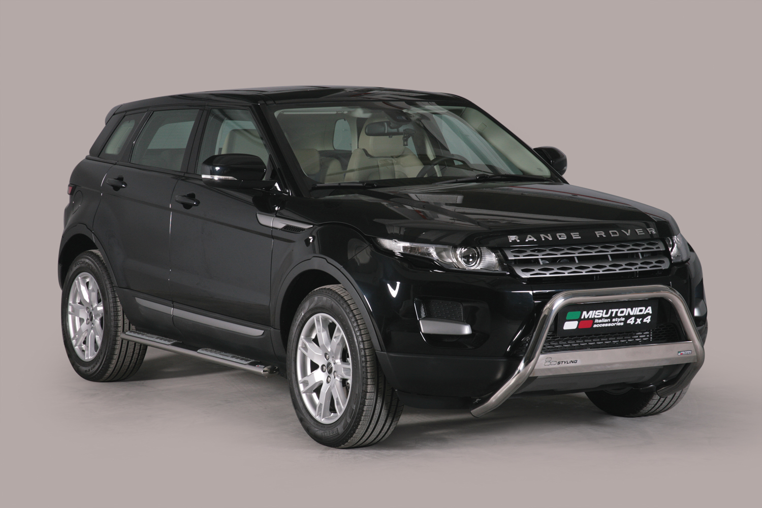 Pedane Laterali Ovali Inox Design Range Rover Evoque 2012+