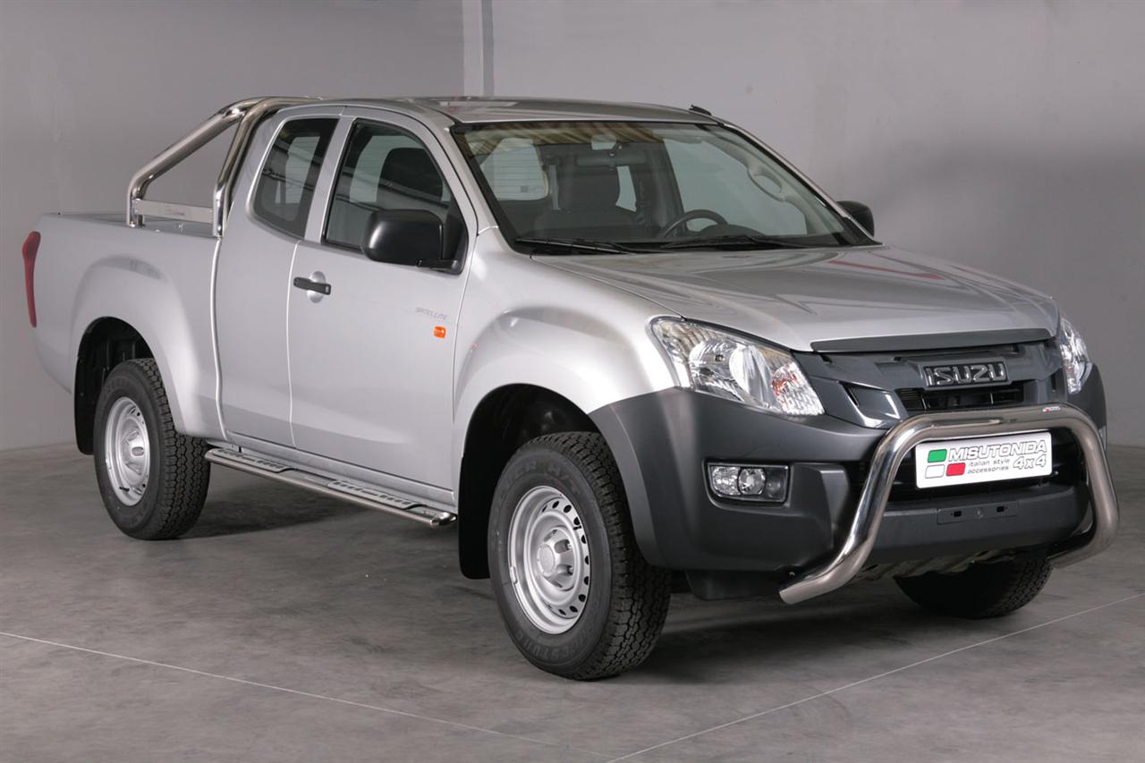 Pedane Laterali Ovali Inox Design Isuzu Dmax 2012+ Space Cab