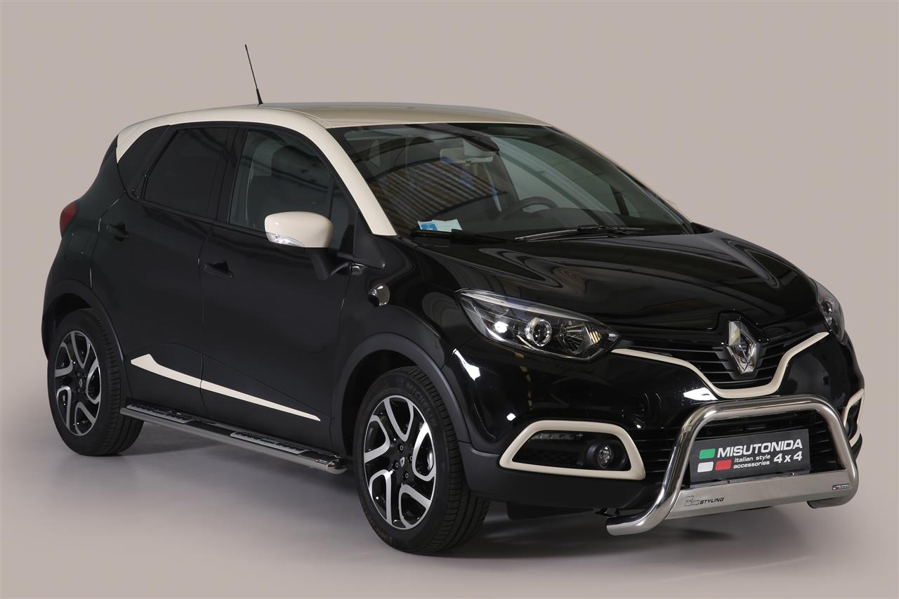 Pedane Laterali Ovali Inox Design Renault Captur 2013+