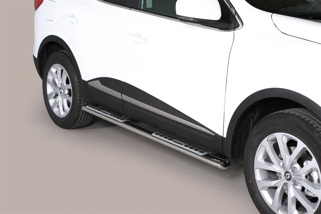 Pedane Laterali Ovali Inox Design Renault Kadjar 2015+