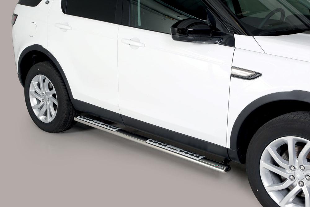 Pedane Laterali Ovali Inox Design Land Rover Discorvery Sport 5 2018+