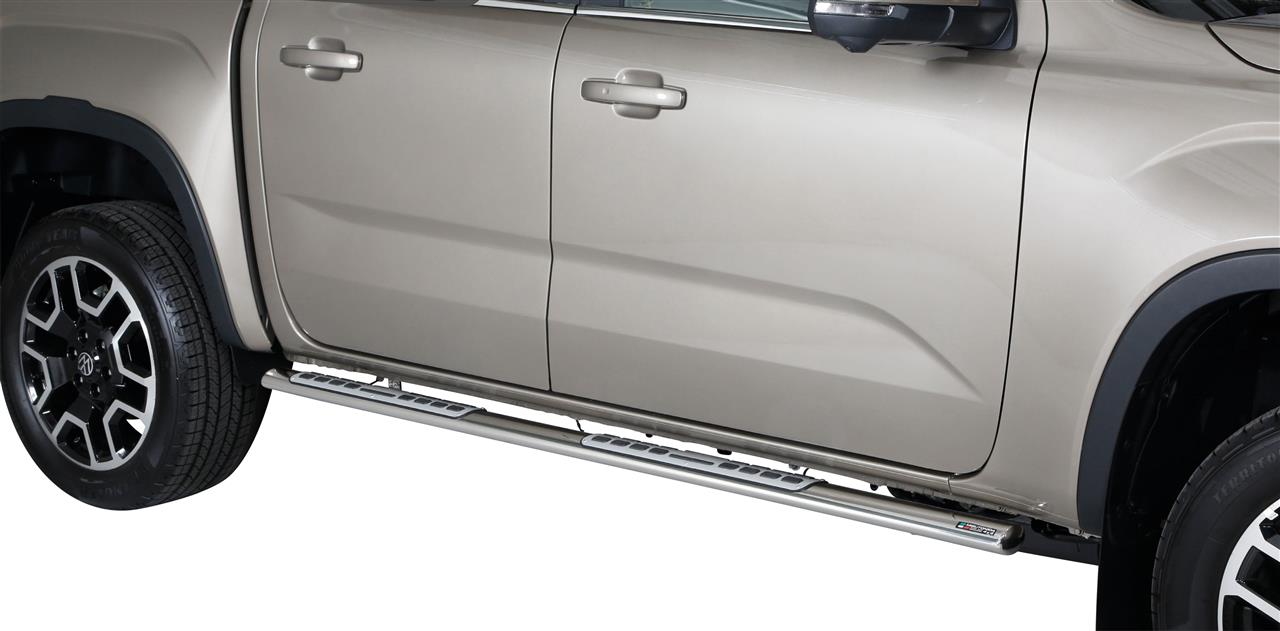 Pedane Laterali Ovali Inox  Design Volkswagen Amarok 2023+ Double Cabine_Duplicate