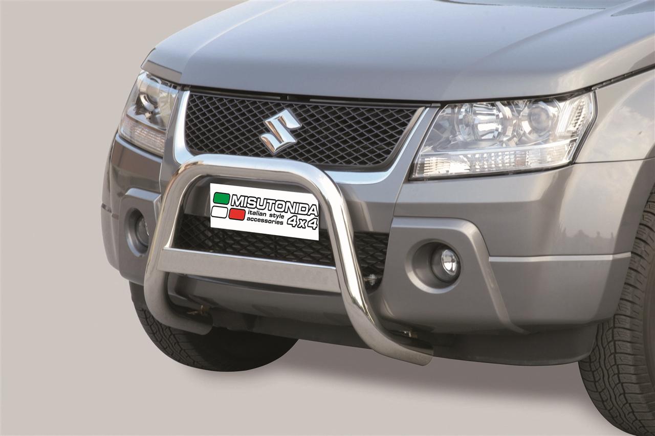 Protezione Anteriore Medium Bar Inox Ø63 Suzuki Grand Vitara 2005/2009 Ce