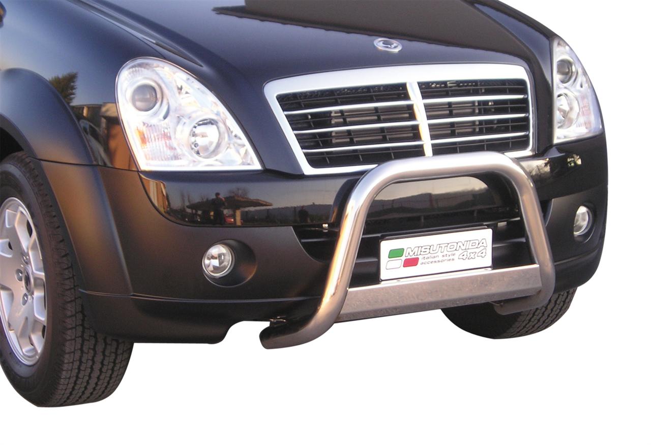 Protezione Anteriore Medium Bar Inox Ø63 Ssangyong Rexton Li 2007/2012 Ce