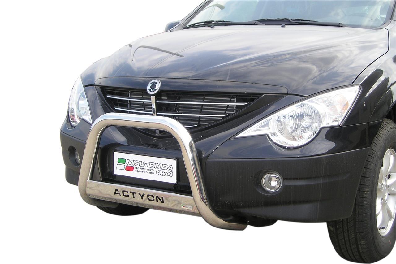 Protezione Anteriore Medium Bar Inox Ø63 Ssangyong Actyon 2006+  Ce