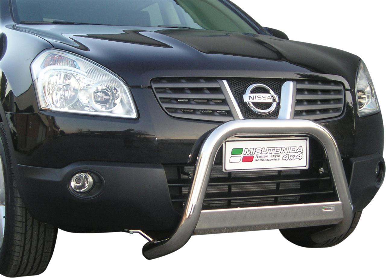Protezione Anteriore Medium Bar Inox Ø63 Nissan Qashqai 2007/2010 Ce