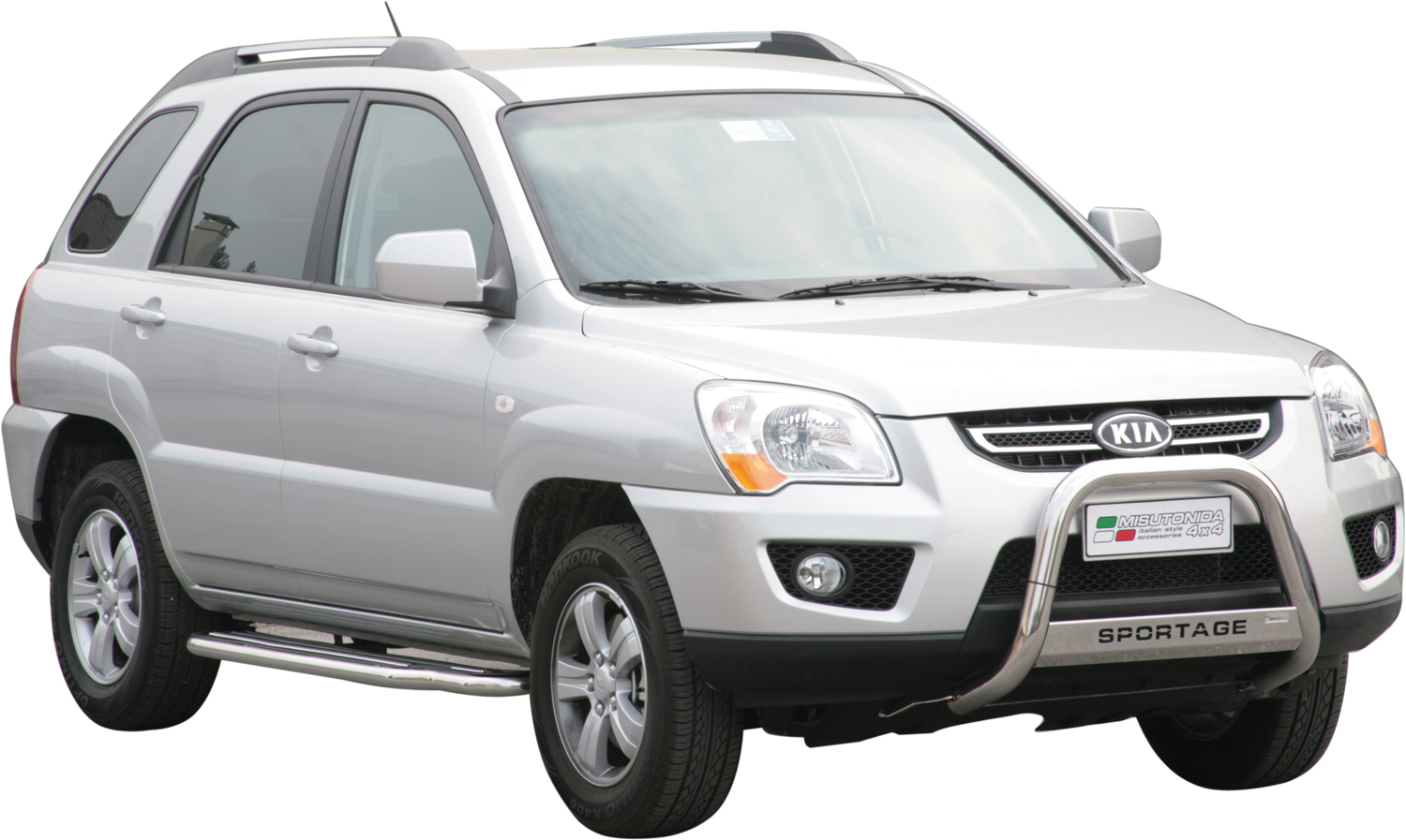 Protezione Anteriore Medium Bar Inox Ø63 Kia Sportage 2008/2010 Ce