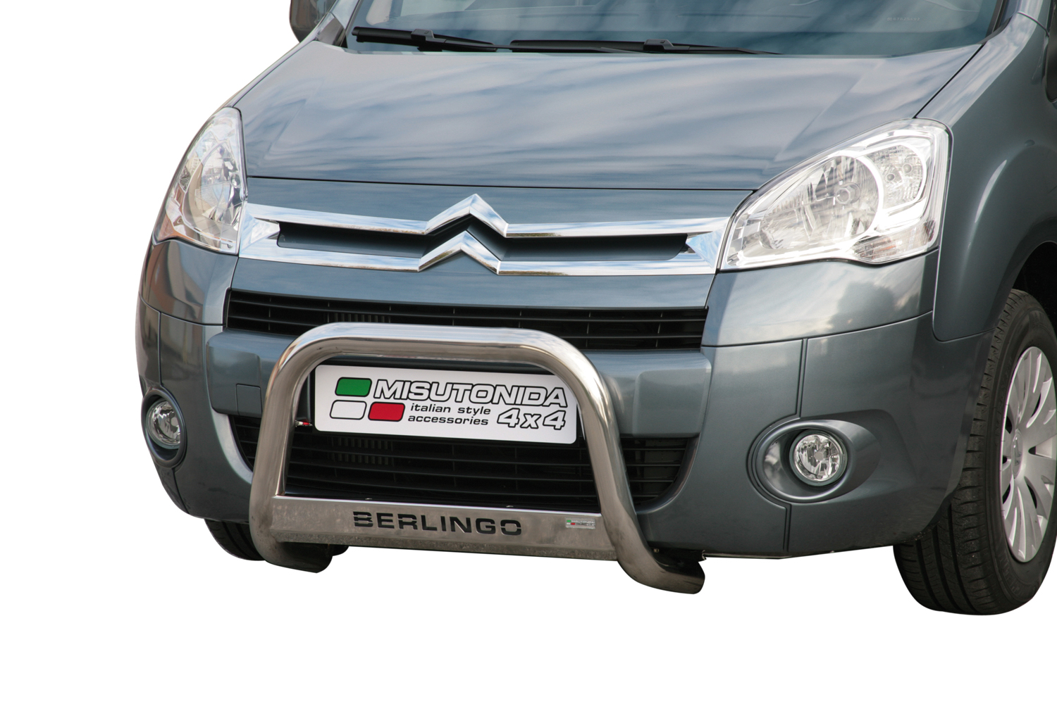 Protezione Anteriore Medium Bar Inox Ø63 Citroen Berlingo 2008/2014 Ce