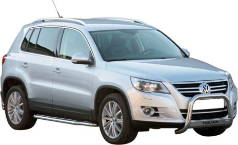Protezione Anteriore Medium Bar Inox Ø63 Volkswagen Tiguan 2008+ Ce