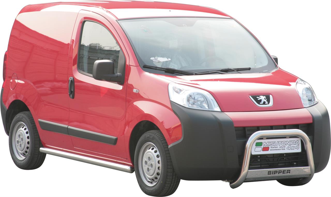 Protezione Anteriore Medium Bar Inox Ø63 Peugeot Bipper 2008+ Ce