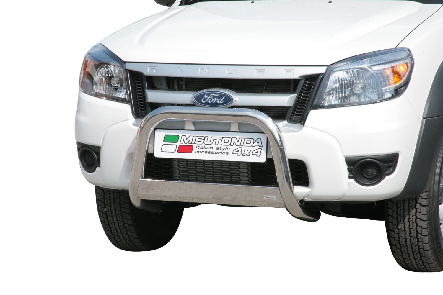 Protezione Anteriore Medium Bar Inox Ø63 Ford Ranger 2009/2011 Ce