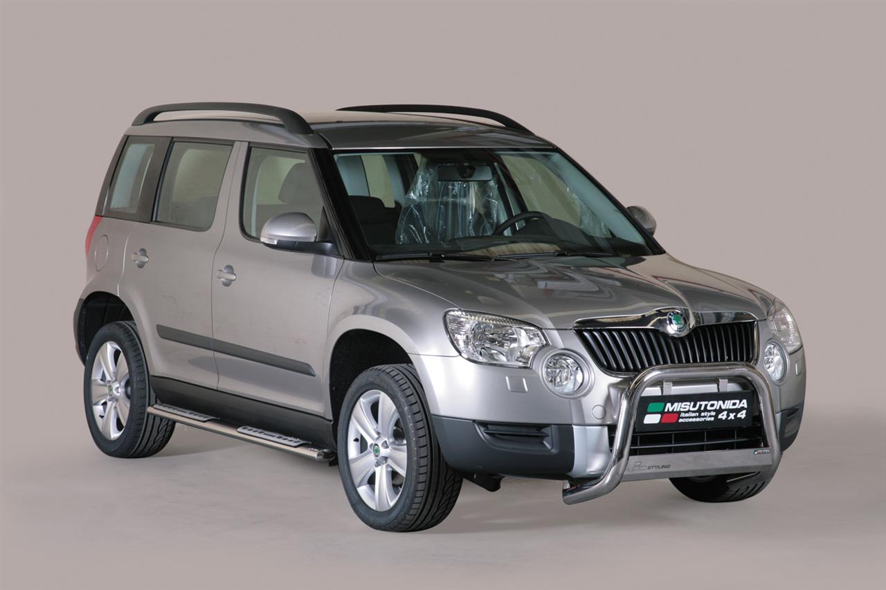 Protezione Anteriore Medium Bar Inox Ø63 Skoda Yeti 2011+ Ce