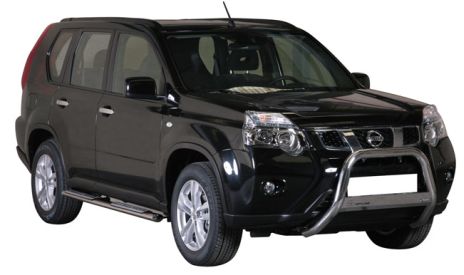 Protezione Anteriore Medium Bar Inox Ø63 Nissan X-Trail 2011/2014  Ce