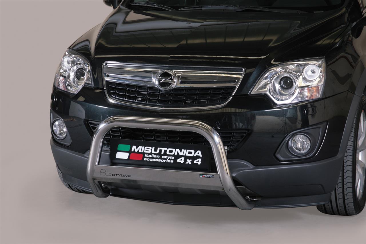 Protezione Anteriore Medium Bar Inox Ø63 Opel Antara 2011+ Ce