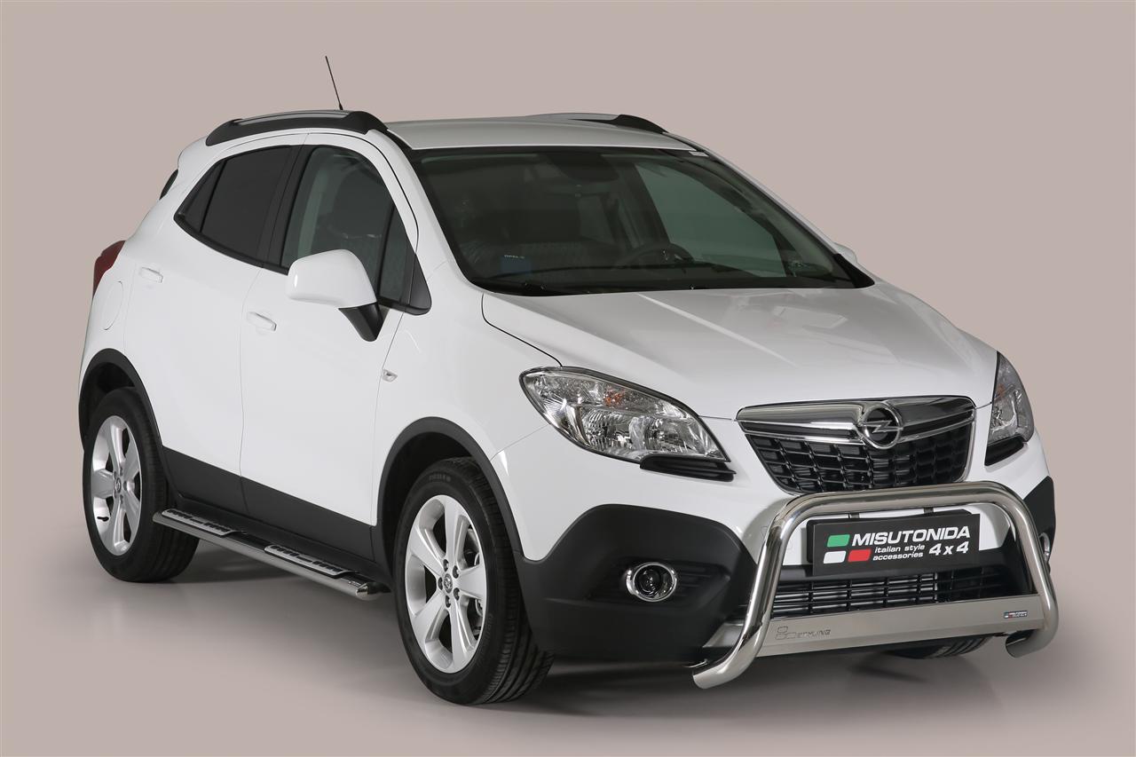 Protezione Anteriore Medium Bar Inox Ø63 Opel Mokka 2012/2016 Ce