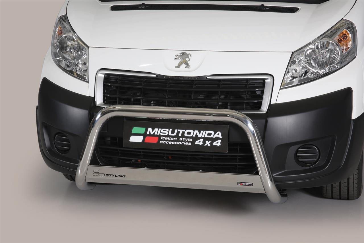 Protezione Anteriore Medium Bar Inox Ø63 Peugeot Expert 2006/2015 Ce