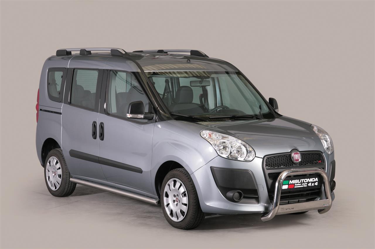 Protezione Anteriore Medium Bar Inox Ø63 Fiat Doblo (Scudino) 2010+ Ce