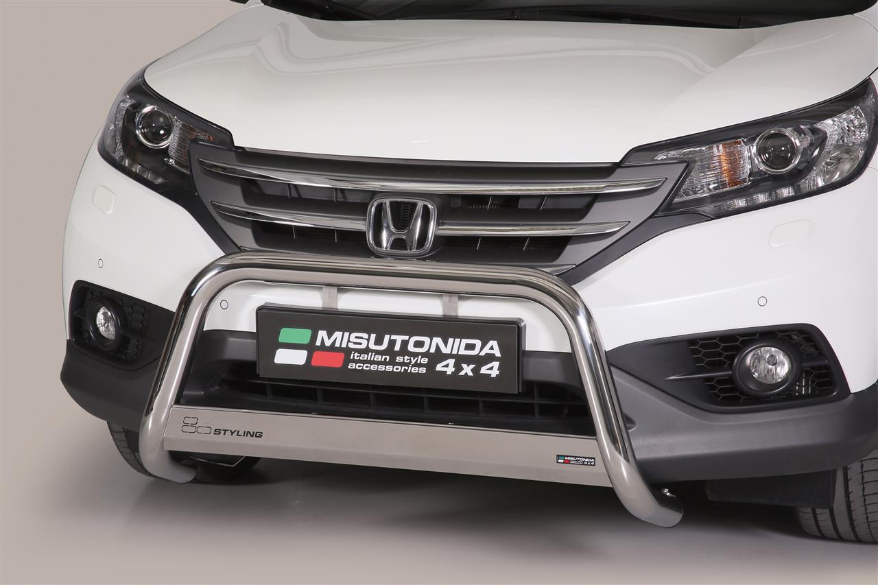 Protezione Anteriore Medium Bar Inox Ø63 Ford Honda Crv 2012/2015  Ce