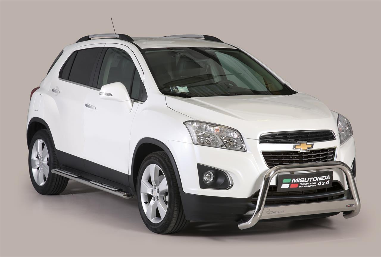 Protezione Anteriore Medium Bar Inox Ø63 Chevrolet Trax 2013+  Ce