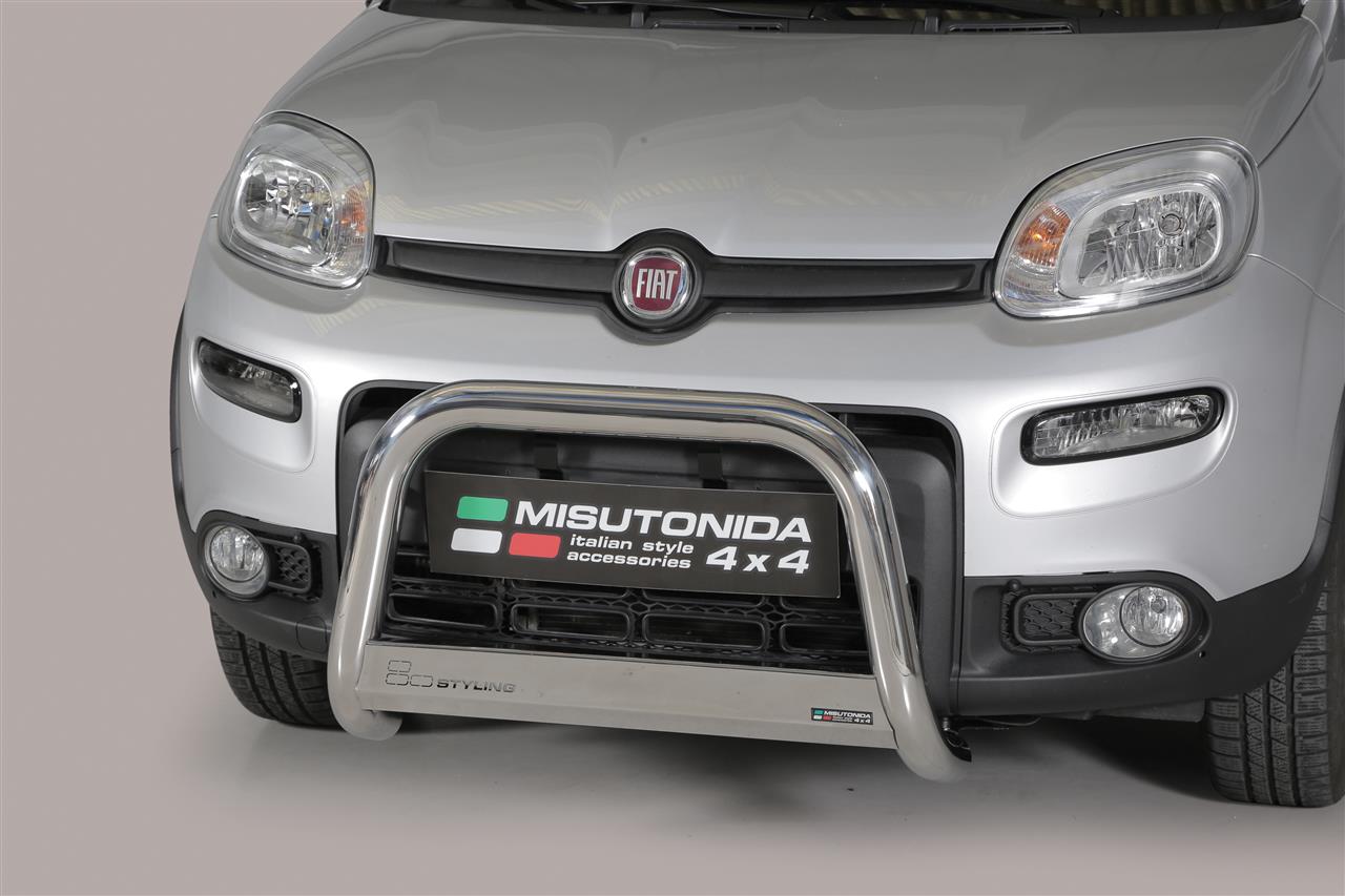 Protezione Anteriore Medium Bar Inox Ø63 Fiat Panda 4X4 2013/2015 Ce