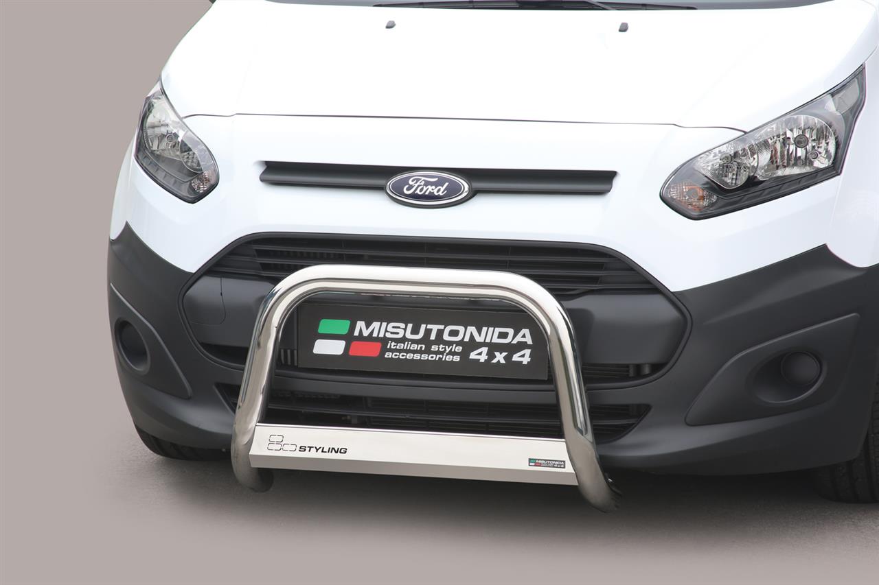 Protezione Anteriore Medium Bar Inox Ø63 Ford Transit Connect 2013/2017  Ce