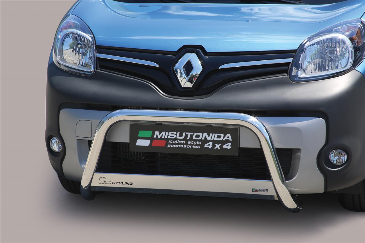 Protezione Anteriore Medium Bar Inox Ø63 Renault Kangoo 2014+ Ce