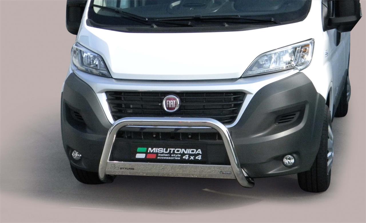 Protezione Anteriore Medium Bar Inox Ø63 Fiat Ducato 2014+  Ce