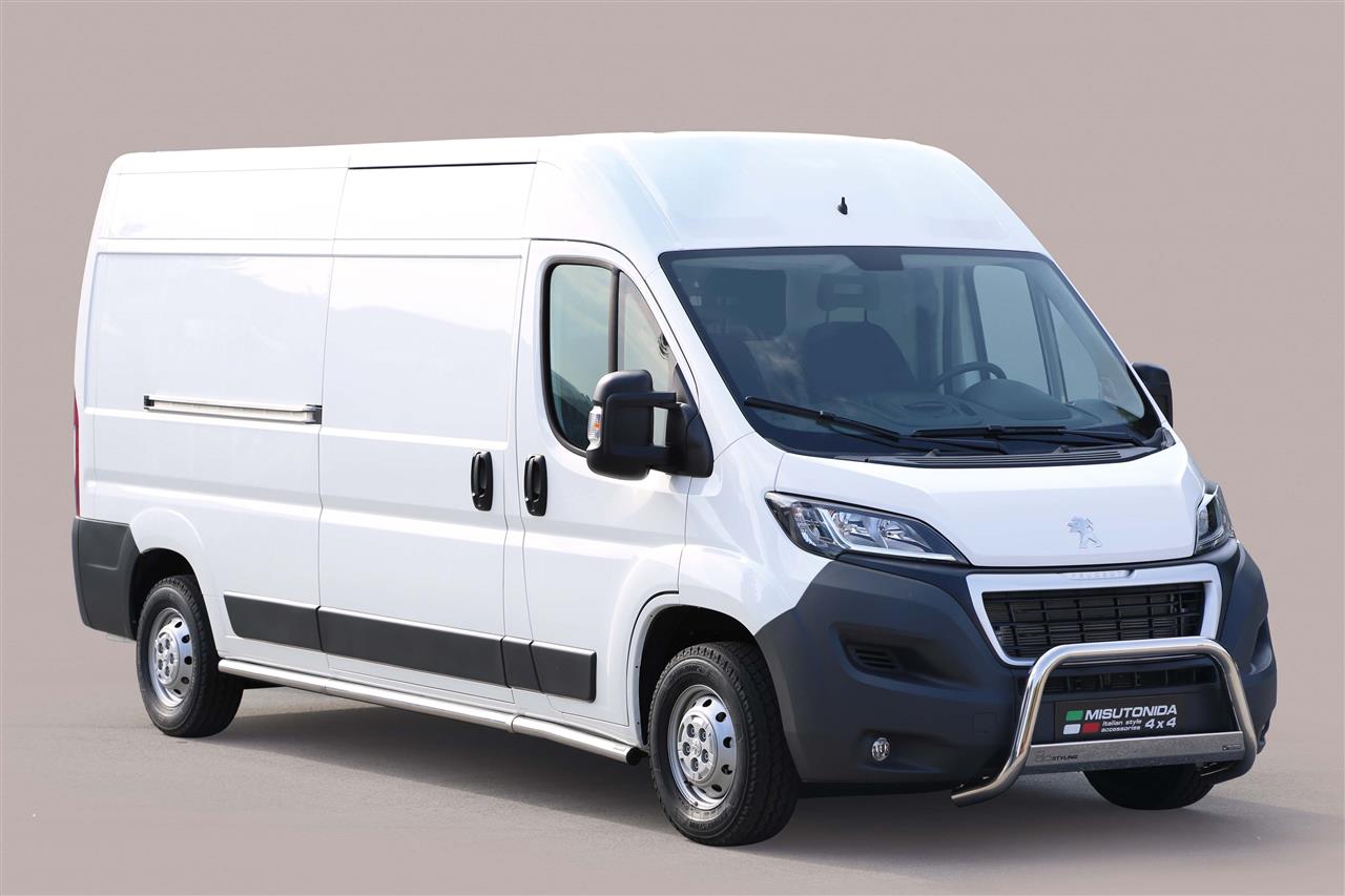 Protezione Anteriore Medium Bar Inox Ø63 Peugeot Boxer 2014+  Ce