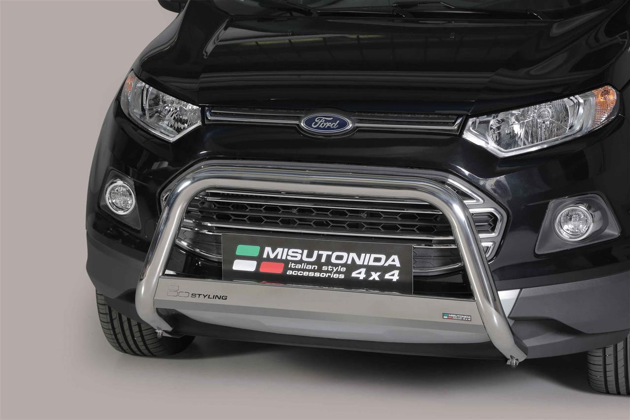 Protezione Anteriore Medium Bar Inox Ø63 Ford Ecosport 2014/2017  Ce