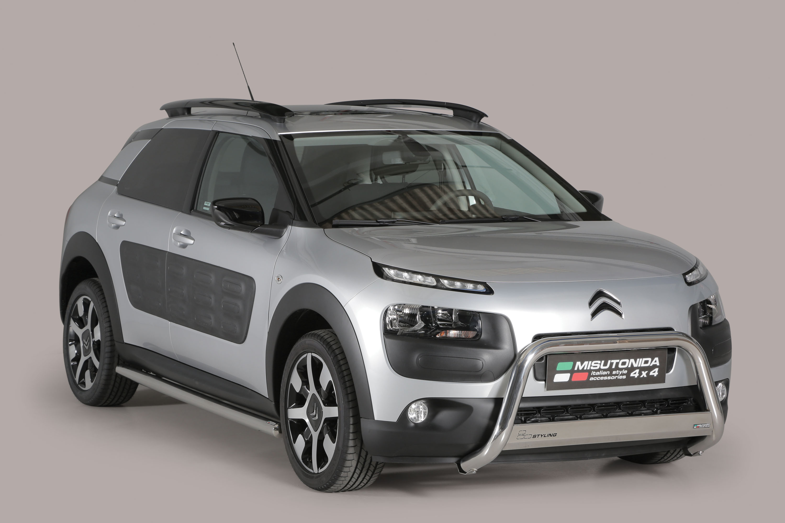 Protezione Anteriore Medium Bar Inox Ø63 Citroen Cactus 2014/2020 Ce