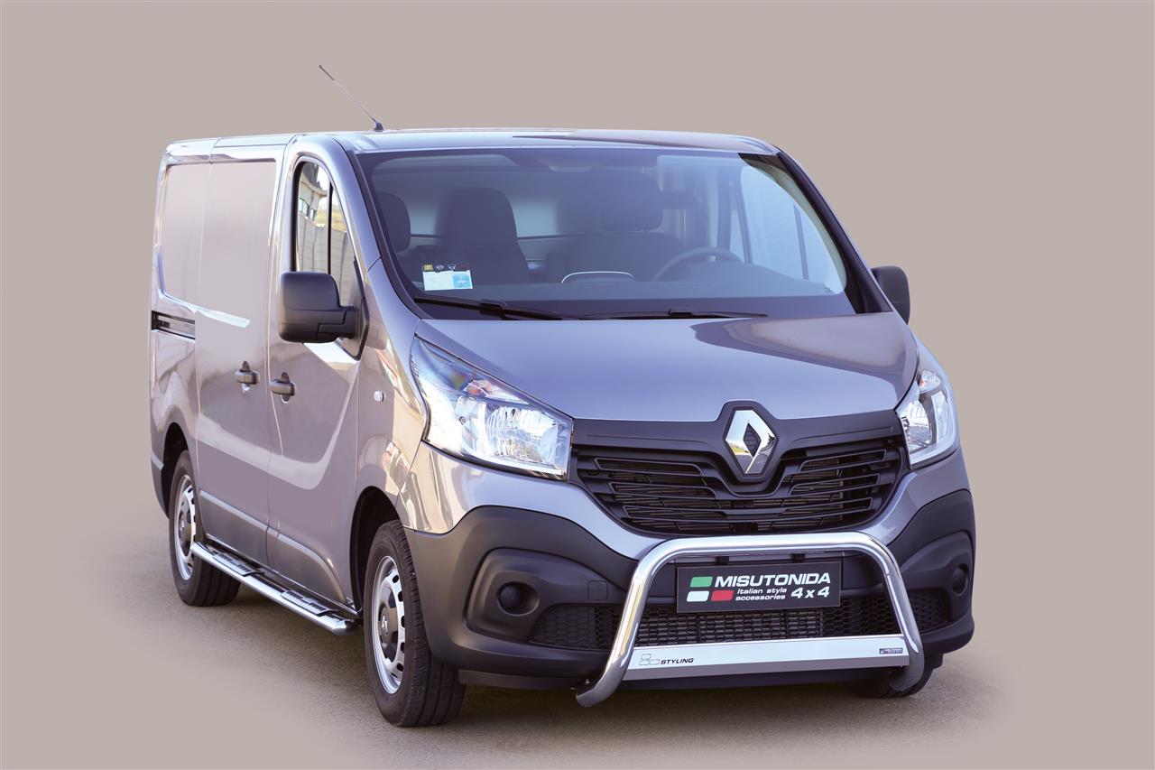 Protezione Anteriore Medium Bar Inox Ø63 Renault Trafric 2014/2019 Ce