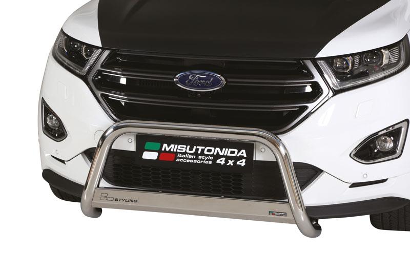 Protezione Anteriore Medium Bar Inox Ø63 Ford Edge 2016/2019 Ce
