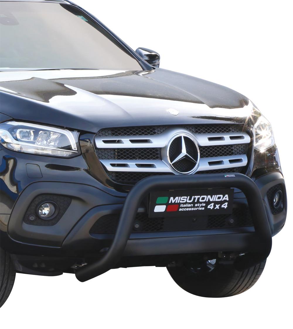 Protezione Anteriore Medium Bar Nero Ø63 Mercedes Classe X 2017/2020  Ce