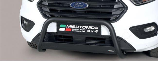 Protezione Anteriore Medium Bar Nero Ø63 Ford Transit Custom 2018/2024  Ce