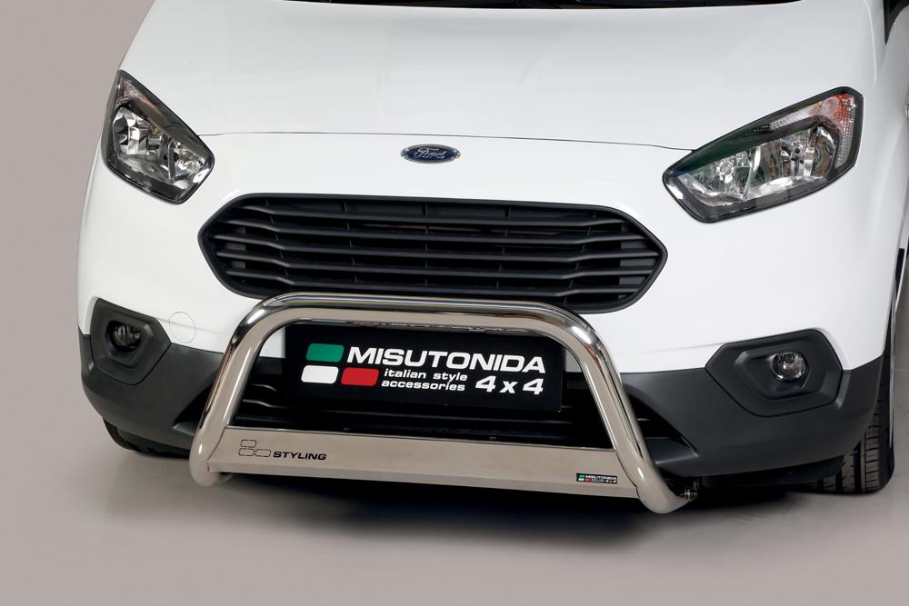 Protezione Anteriore Medium Bar Inox Ø63 Ford Transit Courier 2018+ Ce