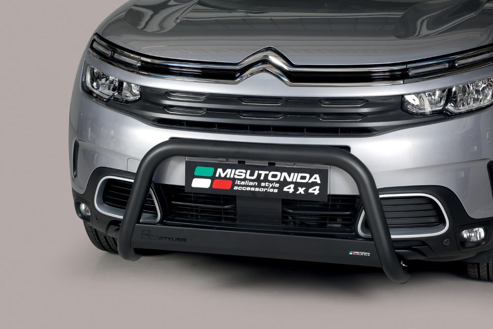 Protezione Anteriore Medium Bar Nero Ø63 Citroen C5 Aircross 2019+ Ce
