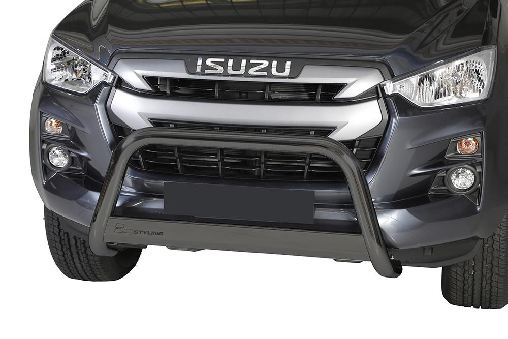 Protezione Anteriore Medium Bar Nero Ø63 Isuzu Dmax 2020+ Ce